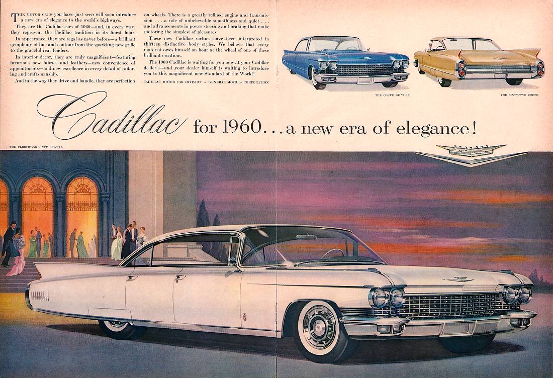 1960 Cadillac Auto Advertising